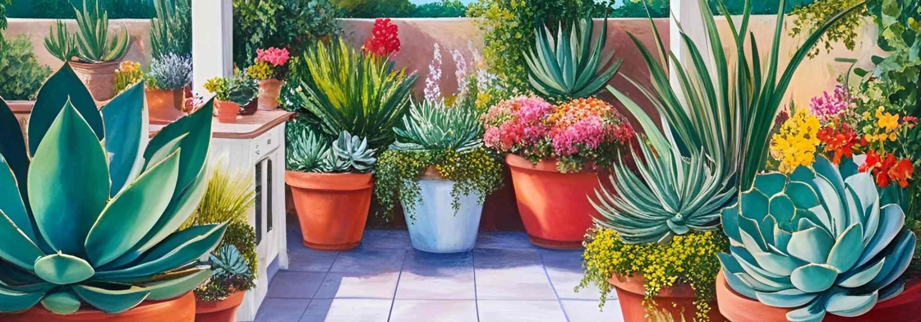 Il Potscaping o giardino in vaso: un giardino modulare e nomade