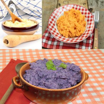 Collezione 3 puree colorate