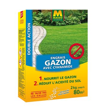 Fertilizzante per prato con cianamide - Masso