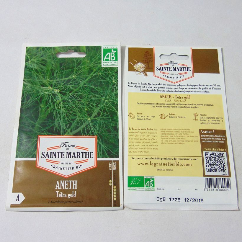 Esempio di esemplare Aneto Tetra Gold sacchetto di semi 400 (0.8g) come consegnato