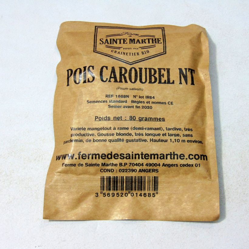 Esempio di esemplare Pisello rampicante Caroubel sacchetto di semi 240 (80g) come consegnato