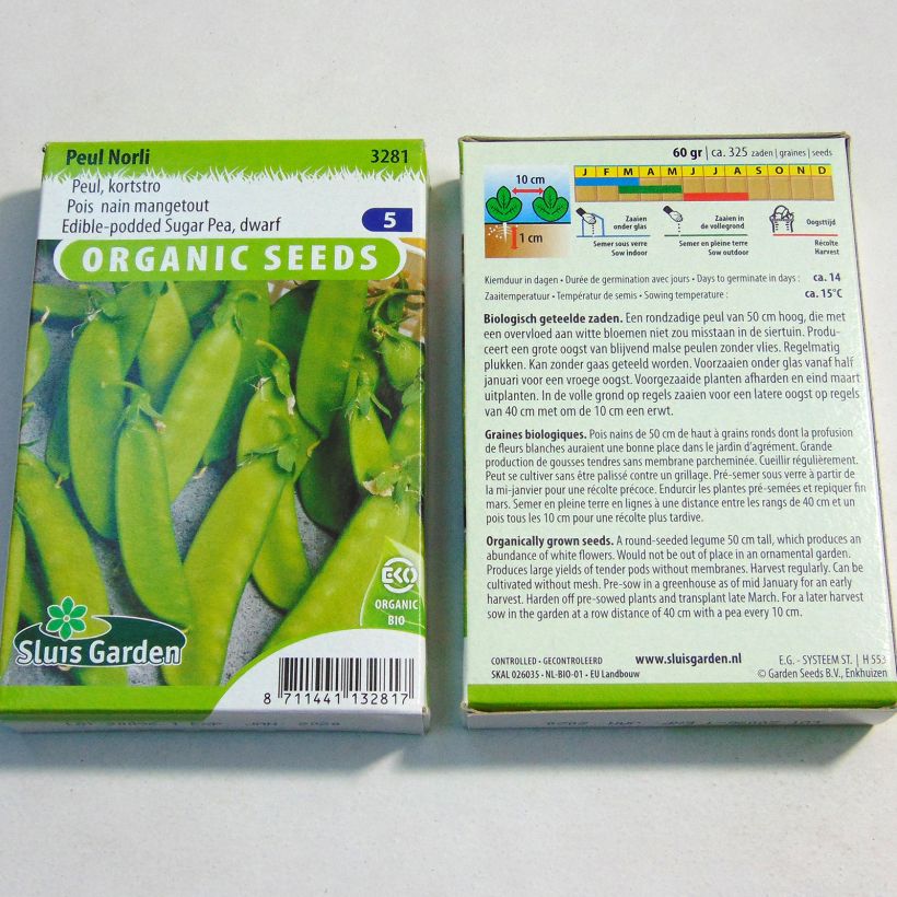 Esempio di esemplare Pisello mangiatutto Norli sacchetto di semi 350 (75g) come consegnato