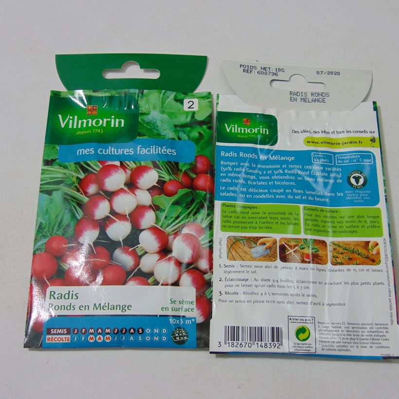 Esempio di esemplare Ravanello Gaudry 2 - Jolly sacchetto di semi 800 (10g) come consegnato