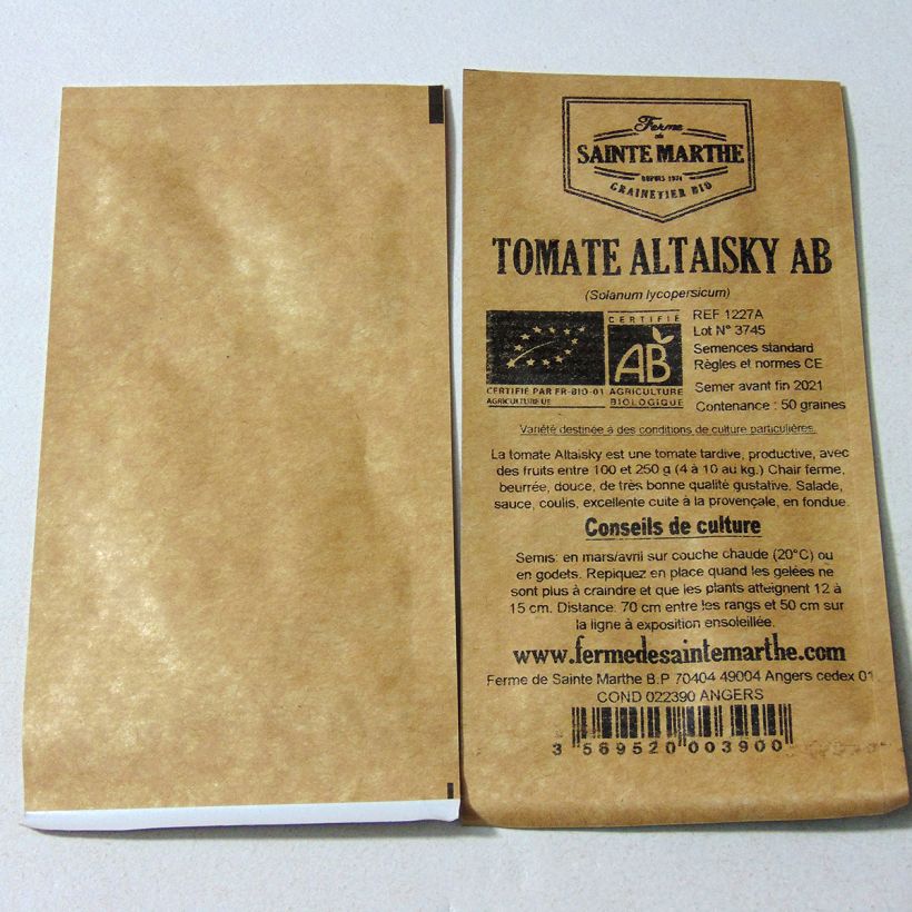 Esempio di esemplare Pomodoro cuore di bue/Beefsteak Altaisky sacchetto di semi 50 come consegnato