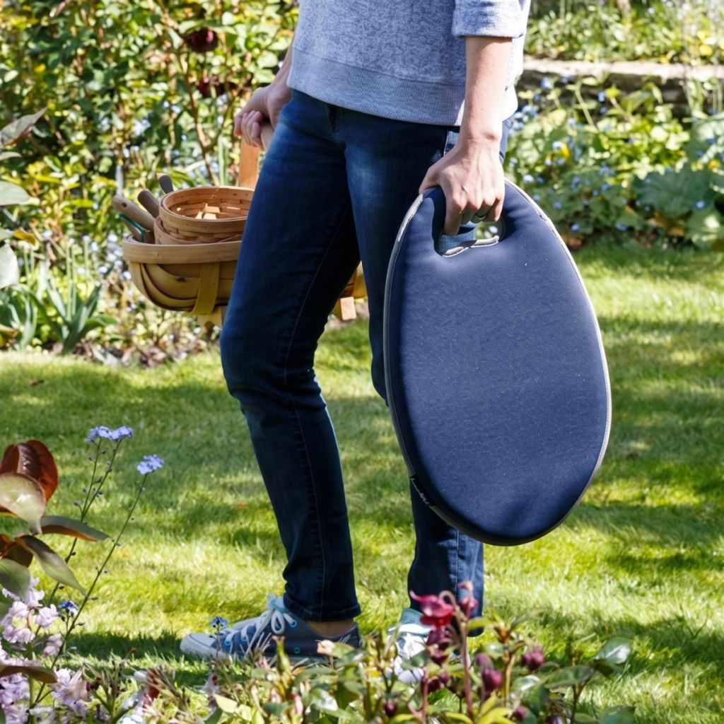 Cuscino inginocchiatoio Burgon and Ball Navy Kneelo