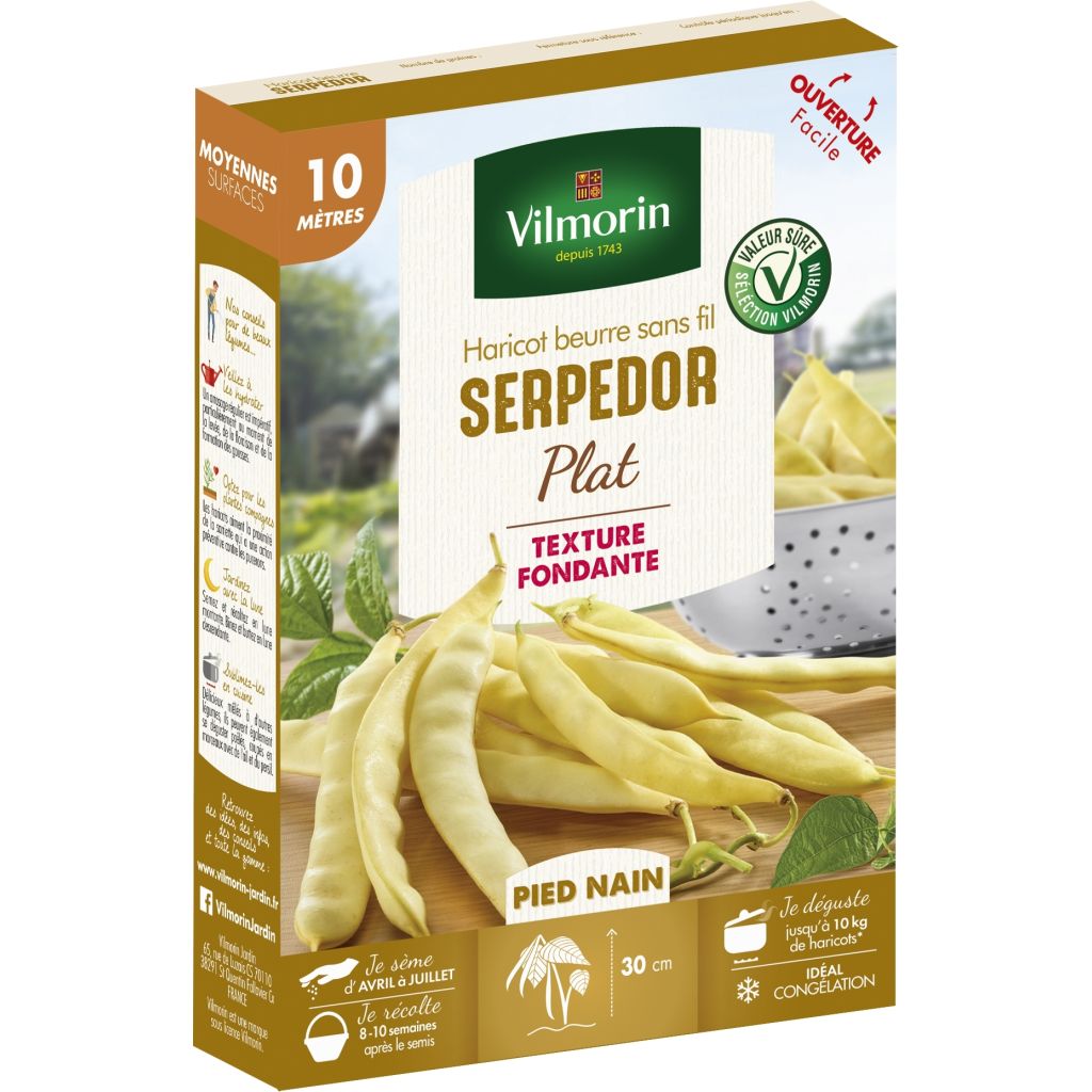 Fagiolo giallo nano Serpedor - Vilmorin