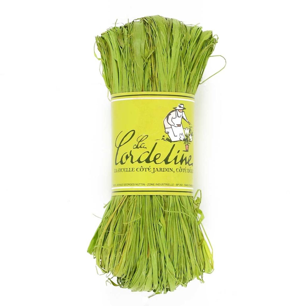 Raphia en floche de 50g La Cordeline - Coloris Pomme