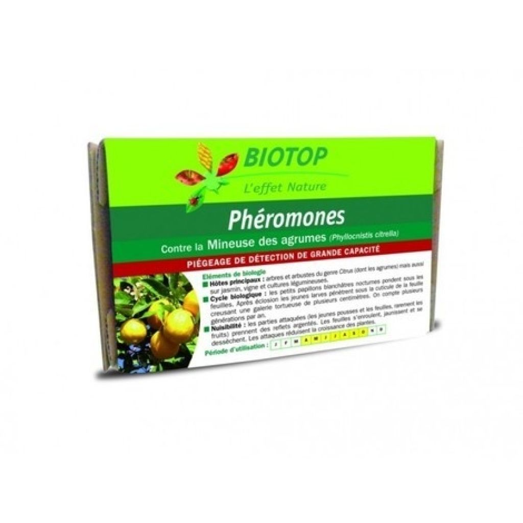 Feromone Minatrice degli Agrumi Phyllocnistis citrella Biotop - 2 capsule