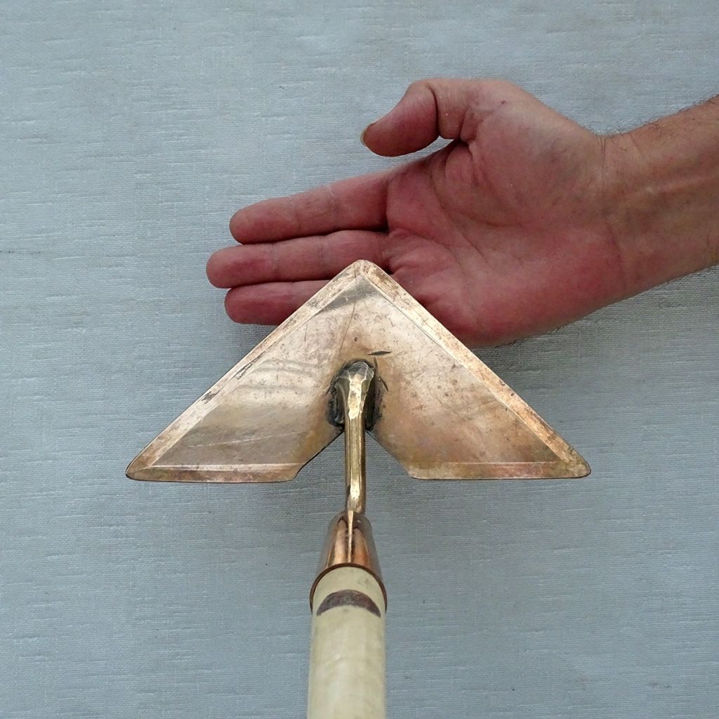 Sarcloir coeur en cuivre modèle Cor - Gamme Schauberger