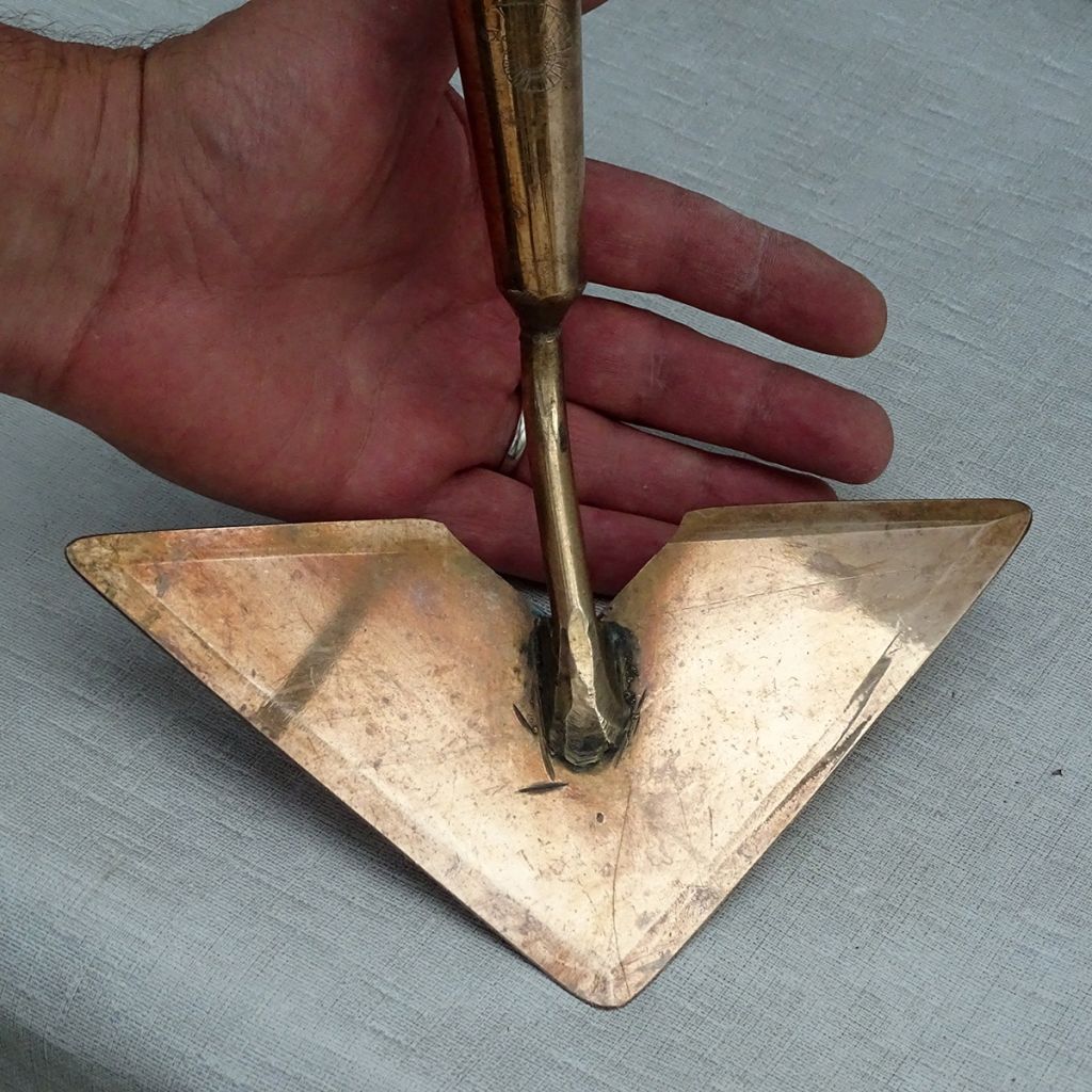 Sarcloir coeur en cuivre modèle Cor - Gamme Schauberger