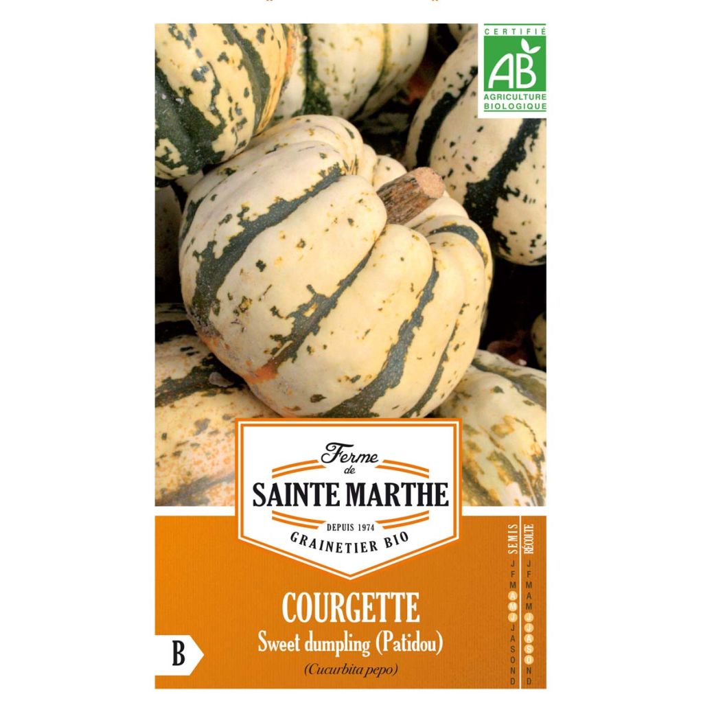 Zucchino Sweet Dumpling Bio - Ferme de Sainte Marthe