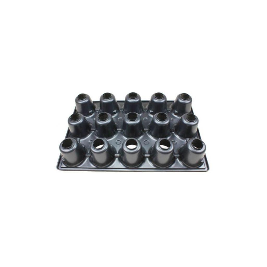 Plaque de semis récupérable 15 Trous (volume 0,29 litre)