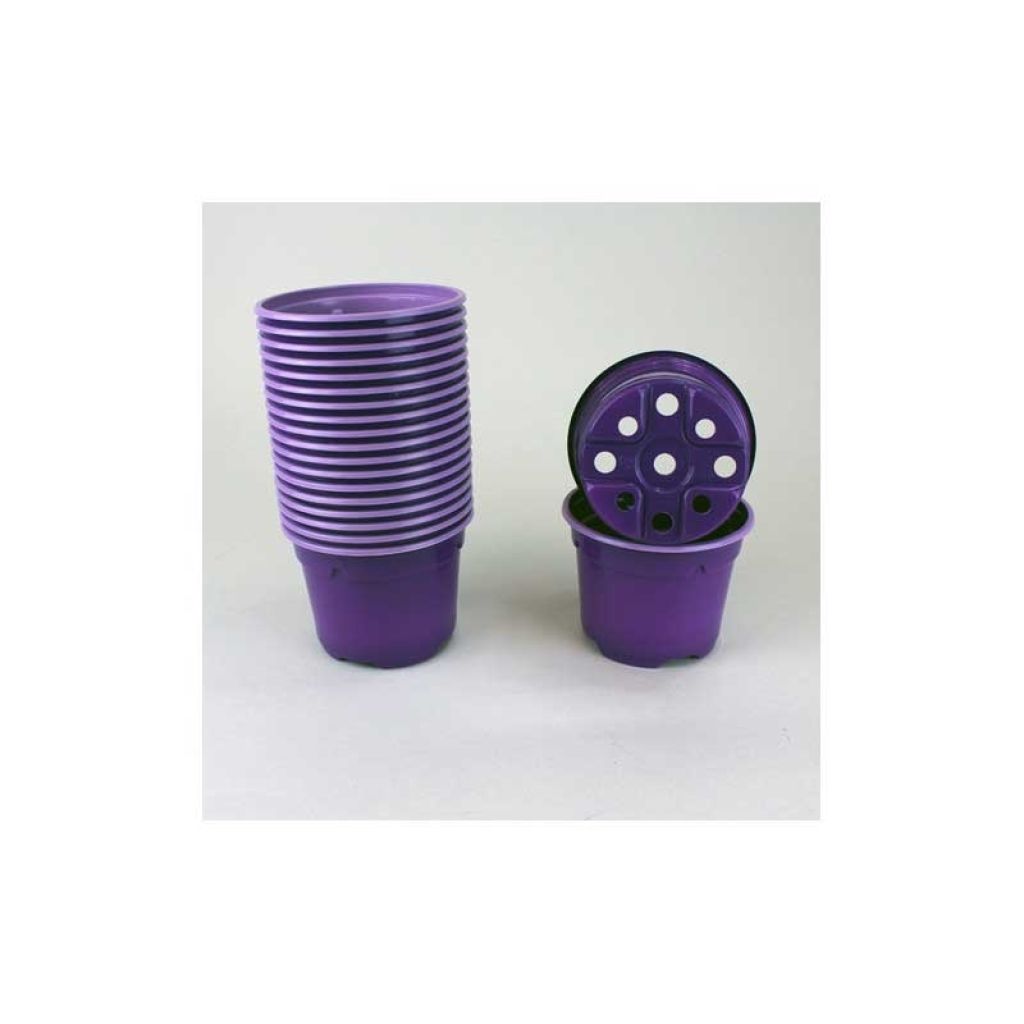 Vaso rotondo colorato Ø 9 cm - venduto in confezione da 20