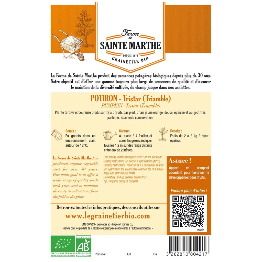 Zucca moscata Triamble
