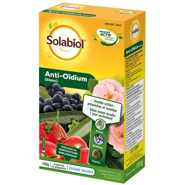 Anti-oidio bianco Solabiol in scatola da 100 g
