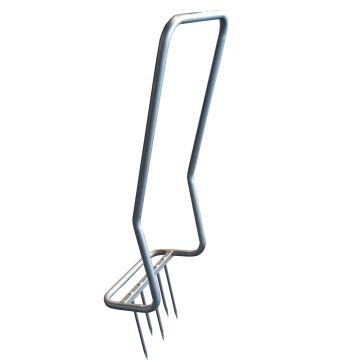 Ergo forca Grelinette a 5 denti in metallo zincato De Pypere