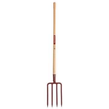 Forca da scavo Terracotta con manico in legno di melo Leborgne