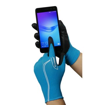 Guanti tattici per bambini Rostaing MaxTeen blu - taglia 10-12 anni