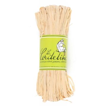 Raphia naturale in fiocco da 150g La Cordeline - Colore Naturale