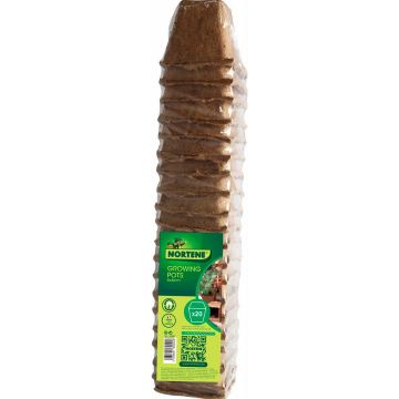 Vasi quadrati biodegradabili GROWING POTS