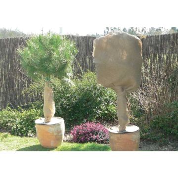 Protezione in juta marrone 200g/m² 1 m x 10 m NATUREROLL