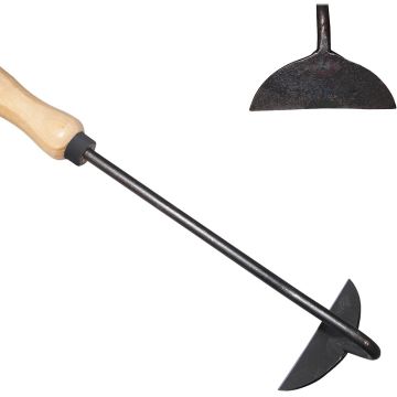 Piccola zappetta tradizionale a forma di mezzaluna De Pypere