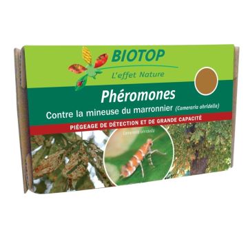 Feromoni speciali Minatrice dell'ippocastano Cameraria ohridella Biotop - 2 capsule
