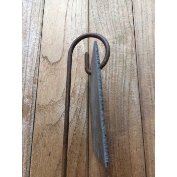 Porta etichette in acciaio Ø 5mm