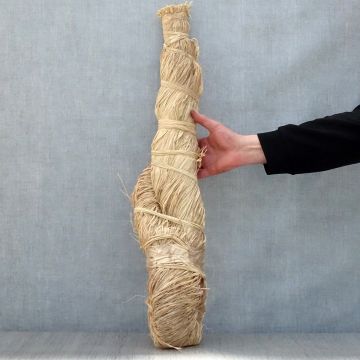 Bambagia di Raphia 1 kg Lunghezza fibra ± 1m20 Sfusa + Etichetta